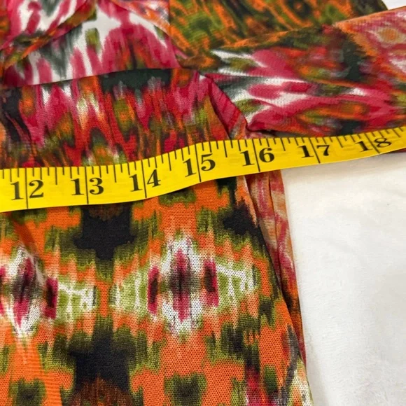 I.N. Studio Multicolor Abstract Blouse - Picture 3 of 5